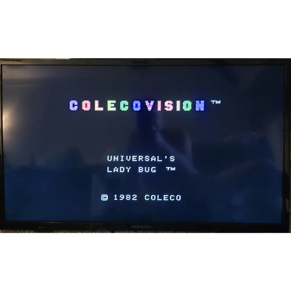 Colecovision Video Game Console With Expansion Module 6 Joysticks 8 Games Tested